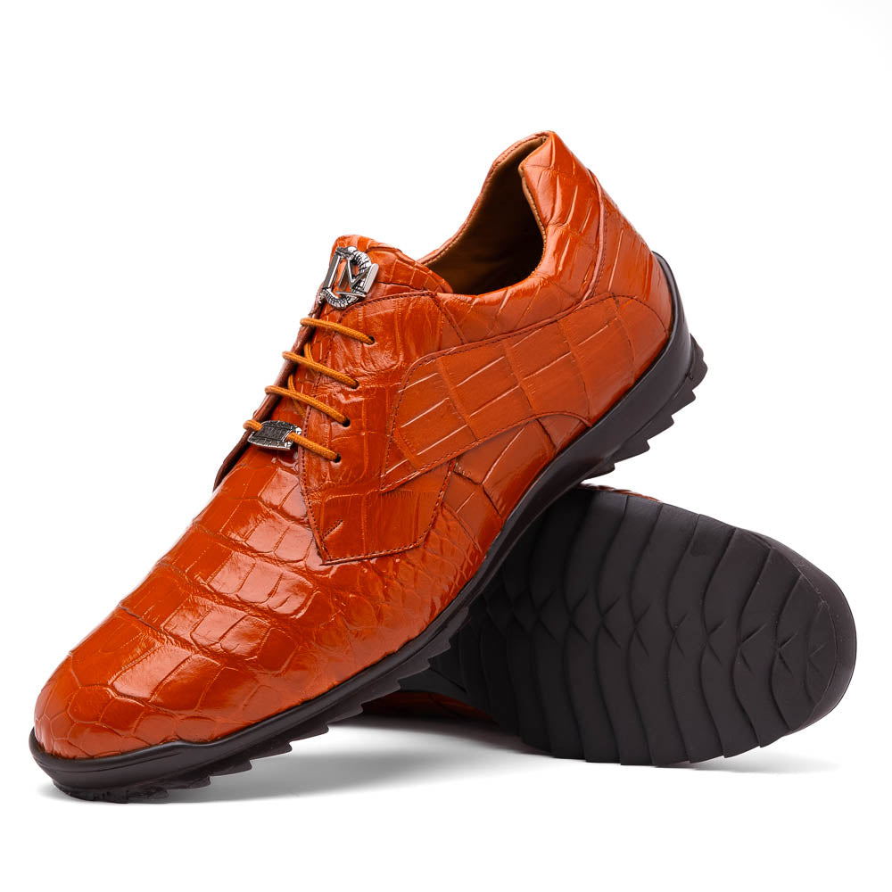 Marco Di Milano Vulcan Honey Alligator Sneakers - 8
