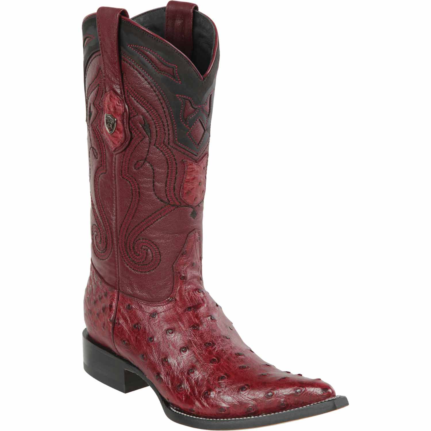Men's Wild West Ostrich Skin 3X Toe Boots 29503-A - 6