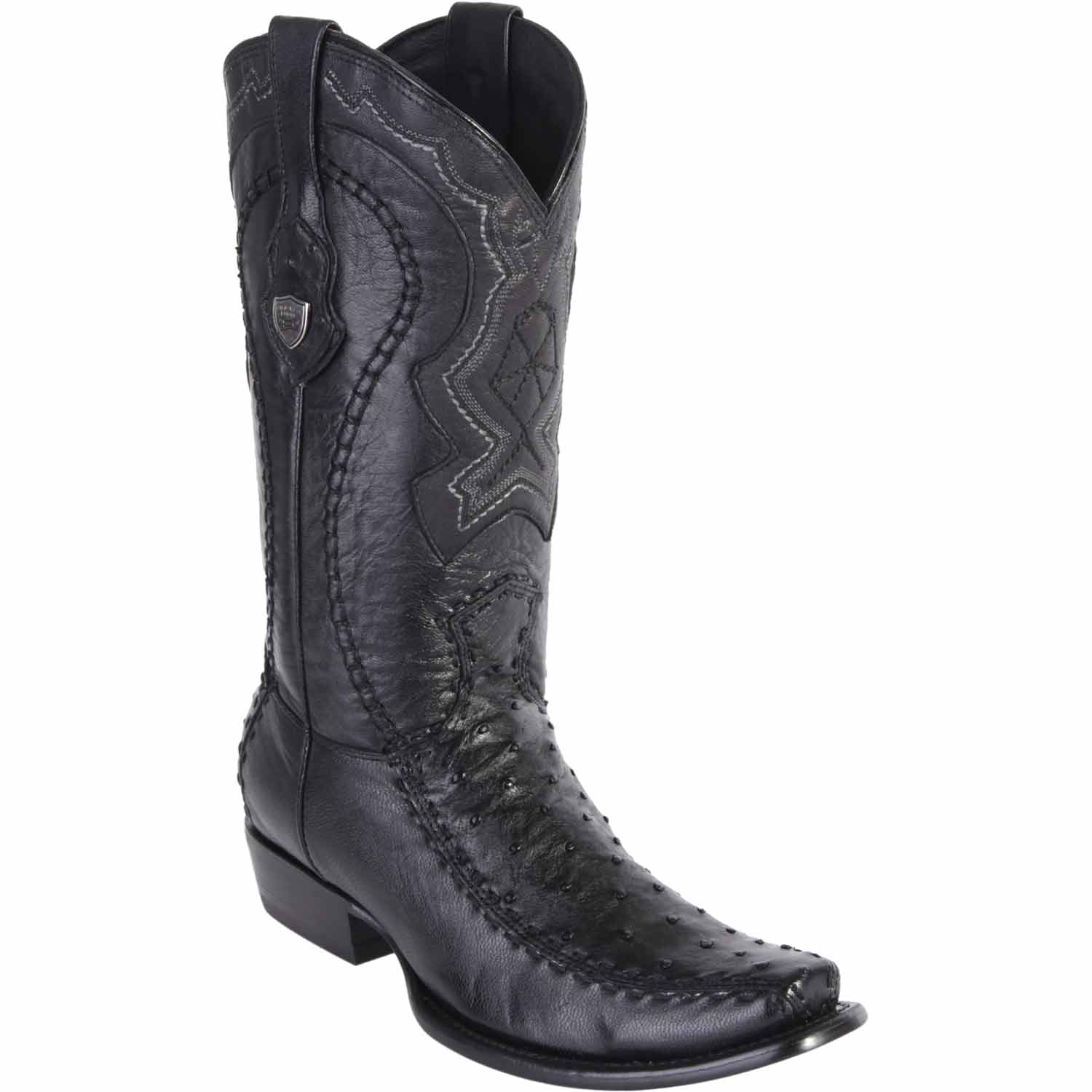 Men's Wild West Ostrich with Deer Dubai Toe Boots 279F03 - 6