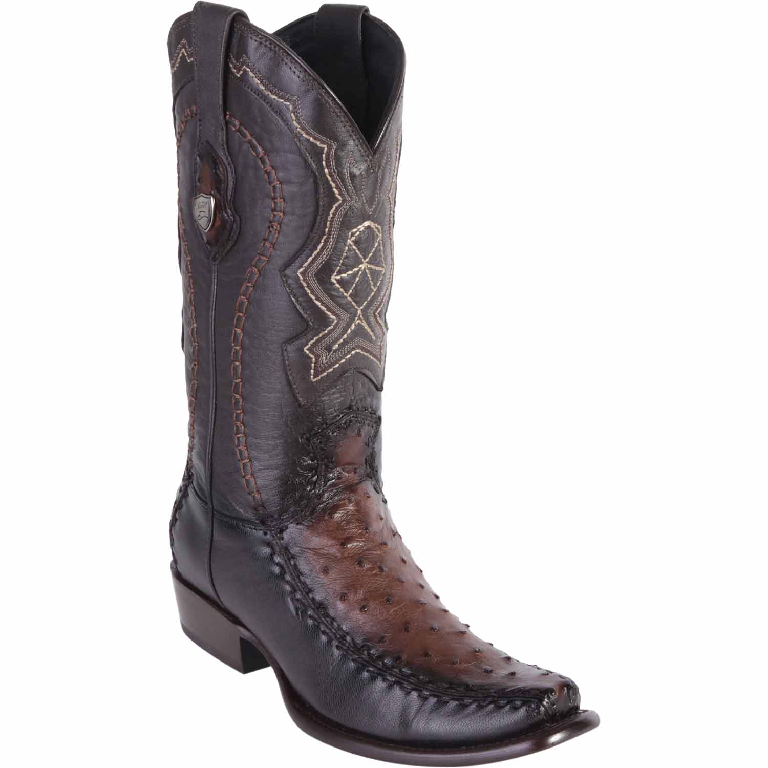 Men's Wild West Ostrich with Deer Dubai Toe Boots 279F03 - 6