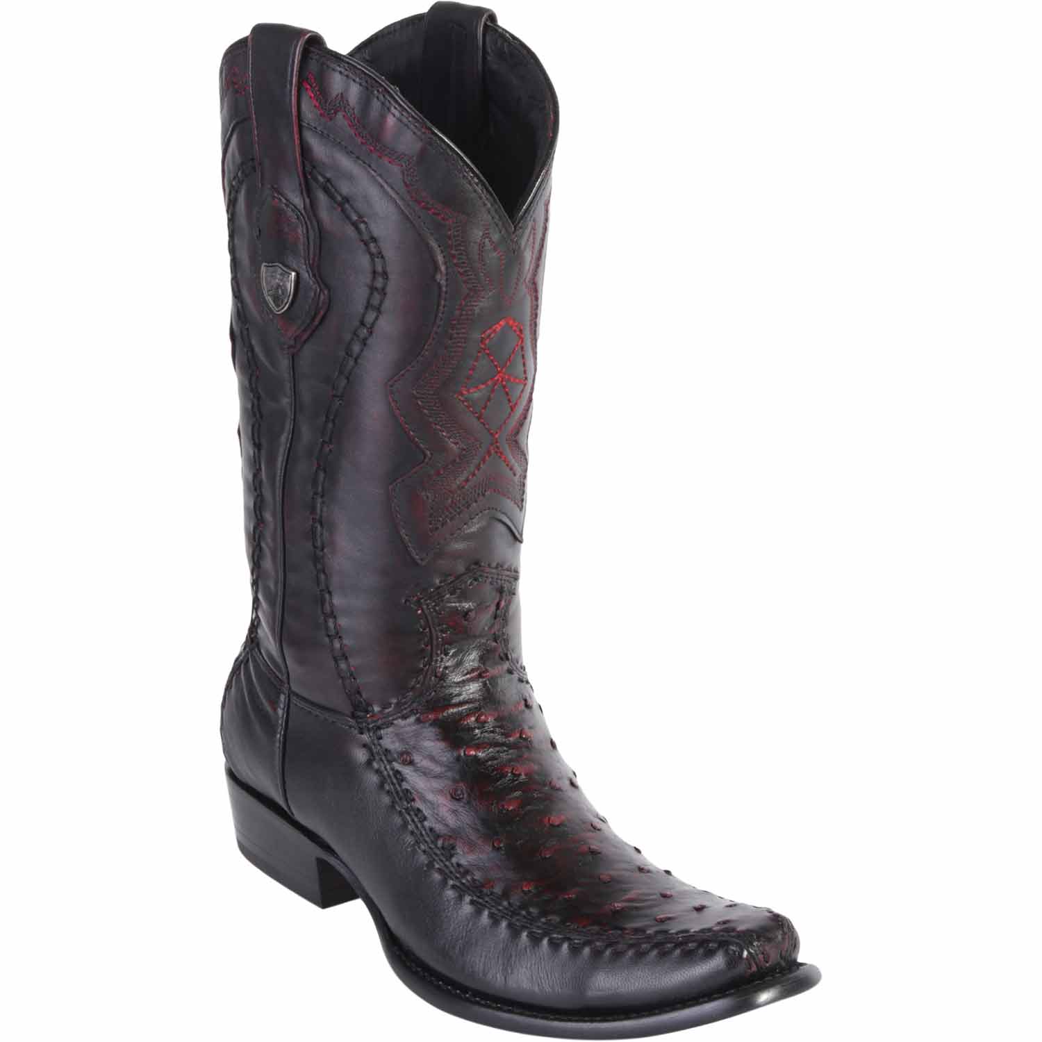 Men's Wild West Ostrich with Deer Dubai Toe Boots 279F03 - 6