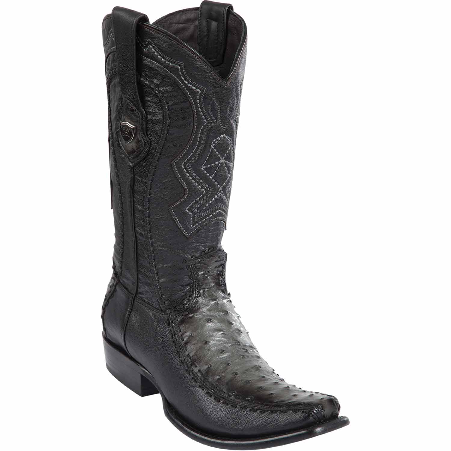 Men's Wild West Ostrich with Deer Dubai Toe Boots 279F03 - 6