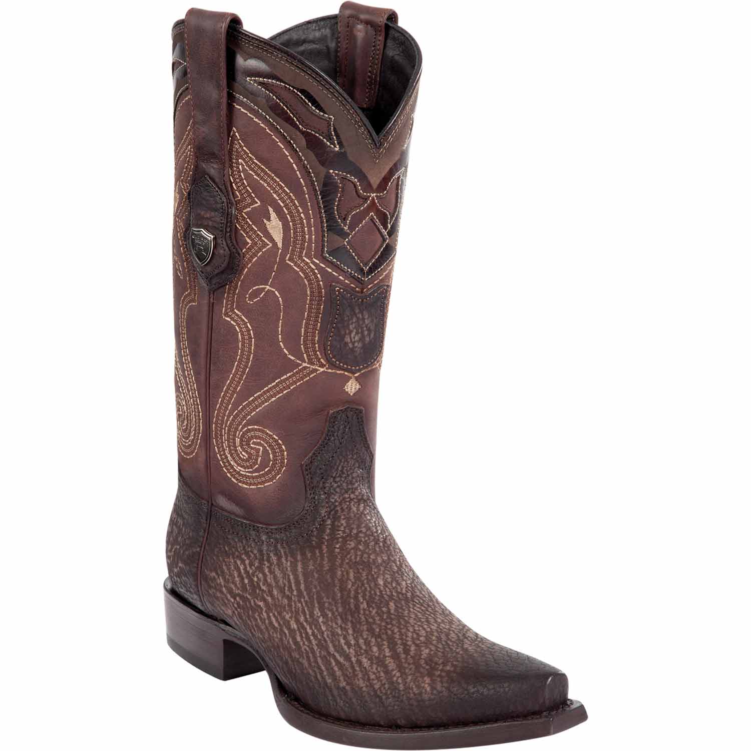Men's Wild West Shark Skin Snip Toe Boots - 6