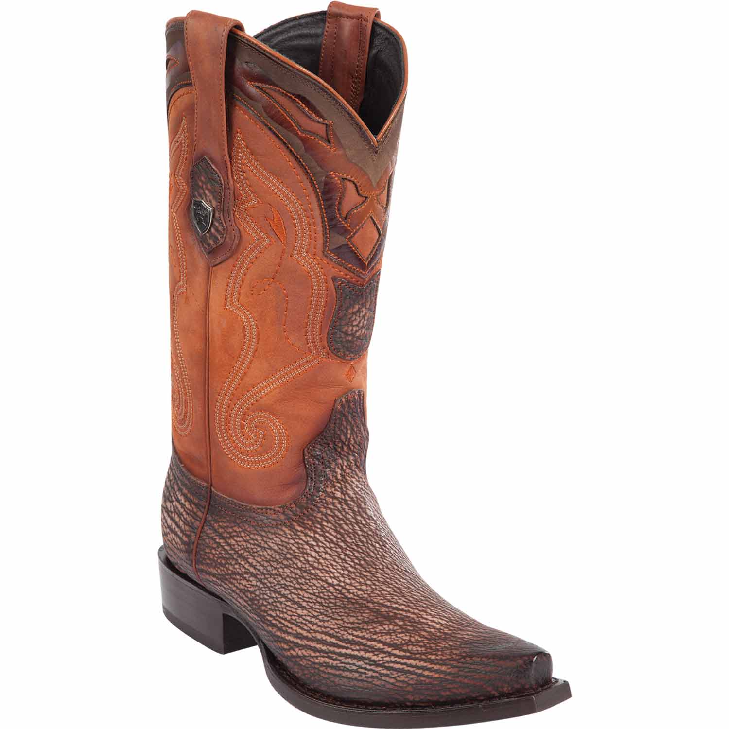 Men's Wild West Shark Skin Snip Toe Boots - 6