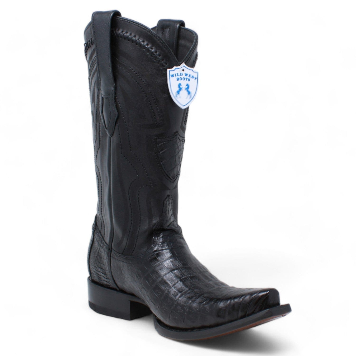 Men's Wild West Caiman Belly Skin Snip Toe Boot 294L8205 - 6