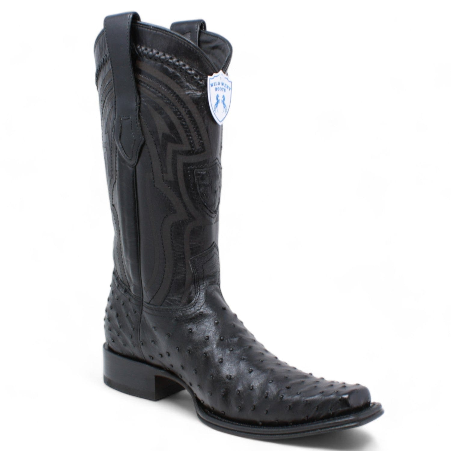 Men's Wild West Full Quill Ostrich European Toe Boots 277L03 - 6