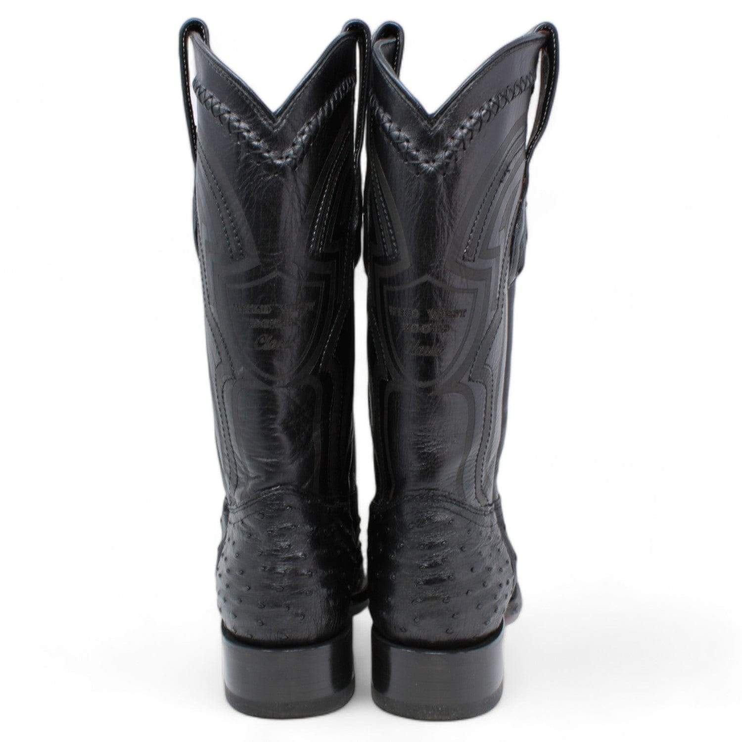 Men's Wild West Full Quill Ostrich European Toe Boots 277L03 - 6