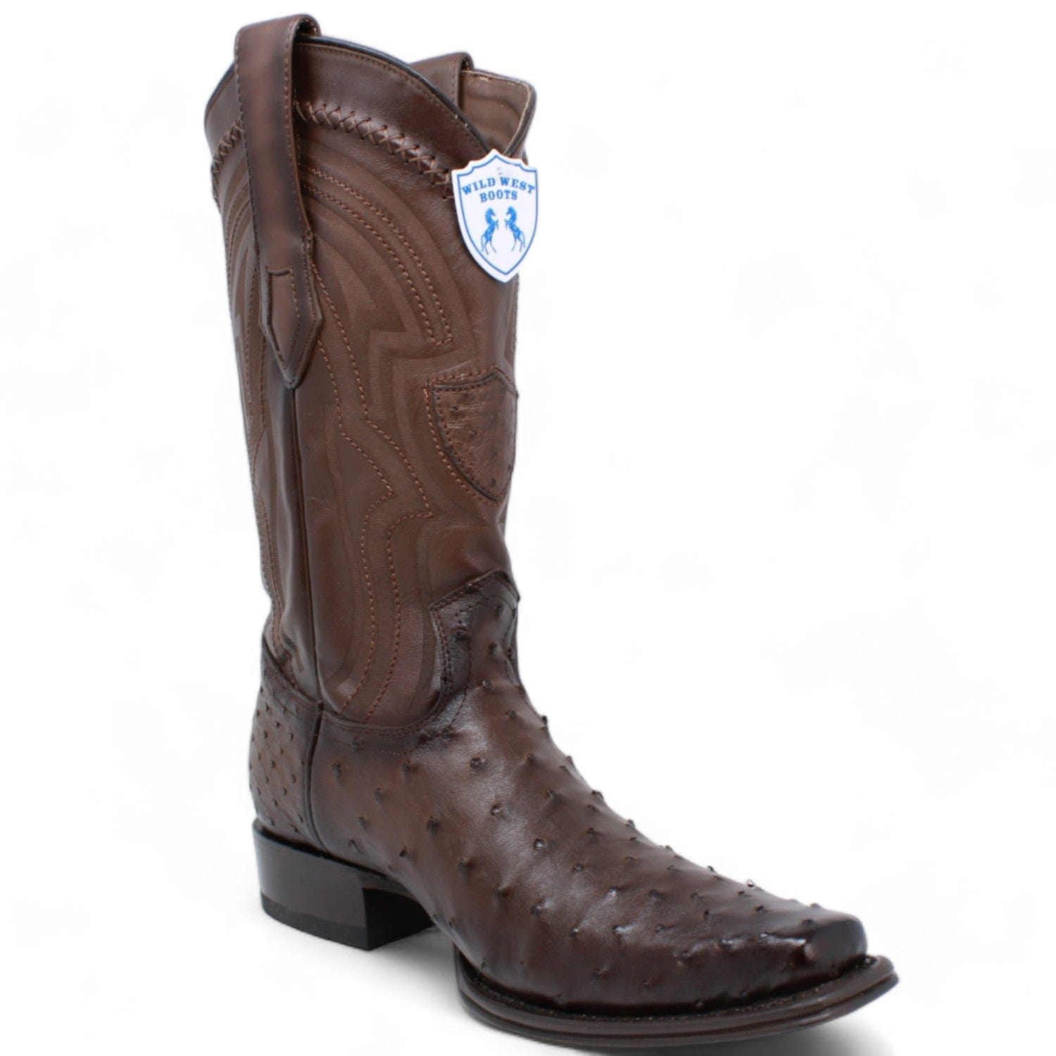 Men's Wild West Full Quill Ostrich European Toe Boots 277L03 - 6