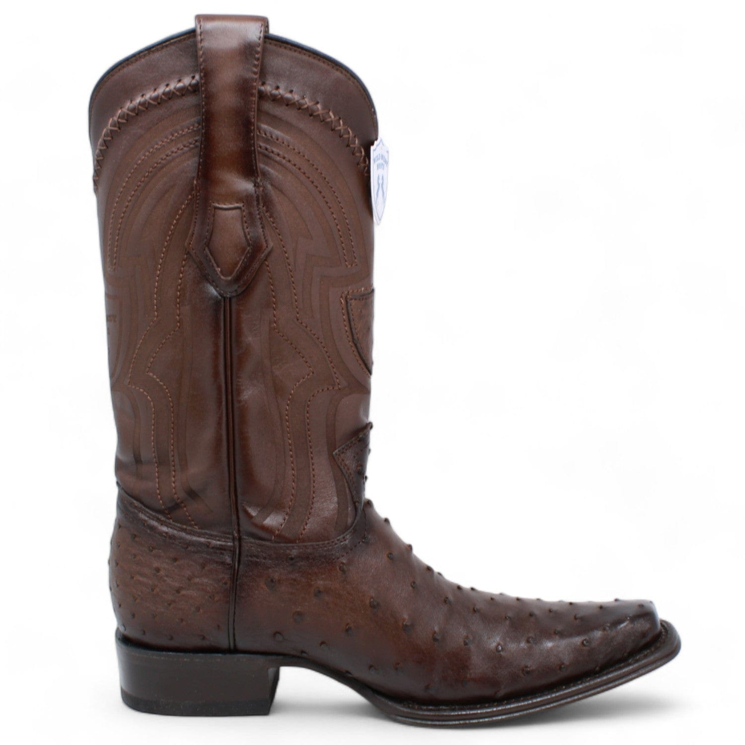 Men's Wild West Full Quill Ostrich European Toe Boots 277L03 - 6