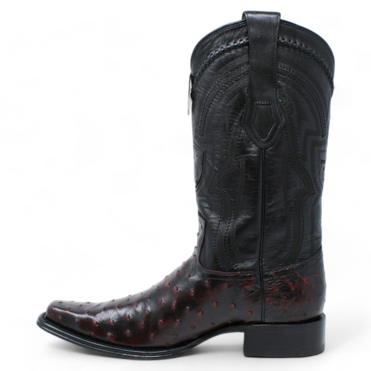 Men's Wild West Full Quill Ostrich European Toe Boots 277L03 - 6