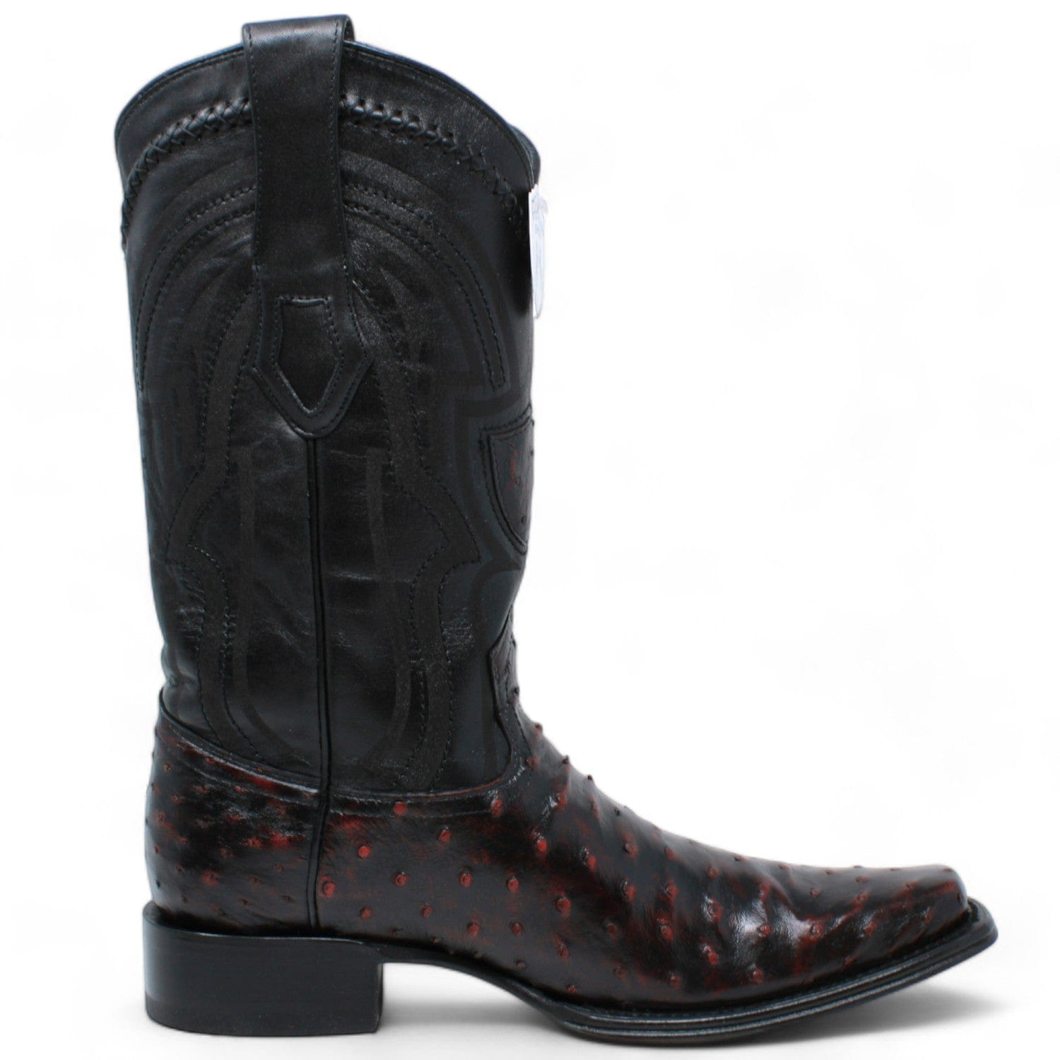 Men's Wild West Full Quill Ostrich European Toe Boots 277L03 - 6