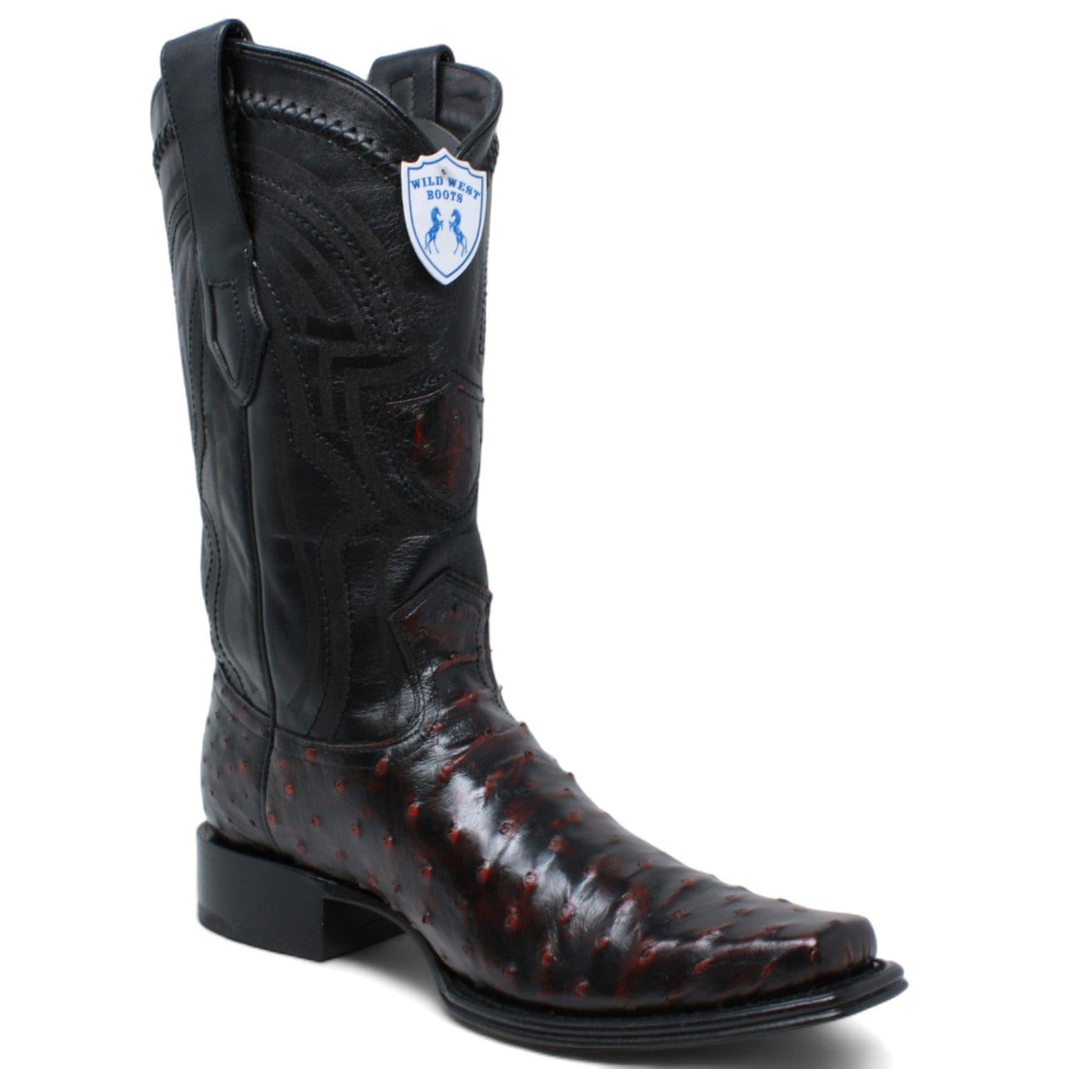 Men's Wild West Full Quill Ostrich European Toe Boots 277L03 - 6