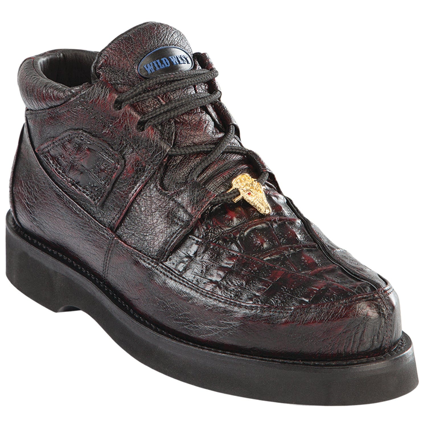 Wild West Black Stingray with Smooth Ostrich Mens Casual Sneaker main image 1