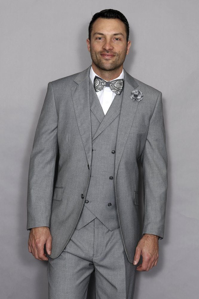 Slim Fit Design
Elegant Men's 3-Piece 100% Wool Suit – Slim Fit Design
