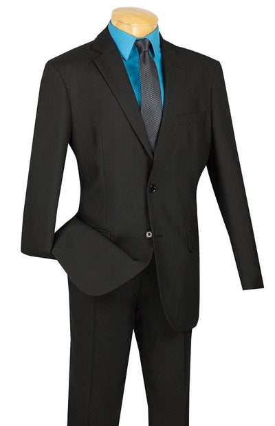 SMB Couture Men's 2-Piece Executive Suit - Solid Colors purple