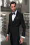 Statement Men's Outlet Wool Suit - 3 Piece, Ultra Slim Fit, Solid Colors
