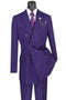 Double Breasted Purple Suit