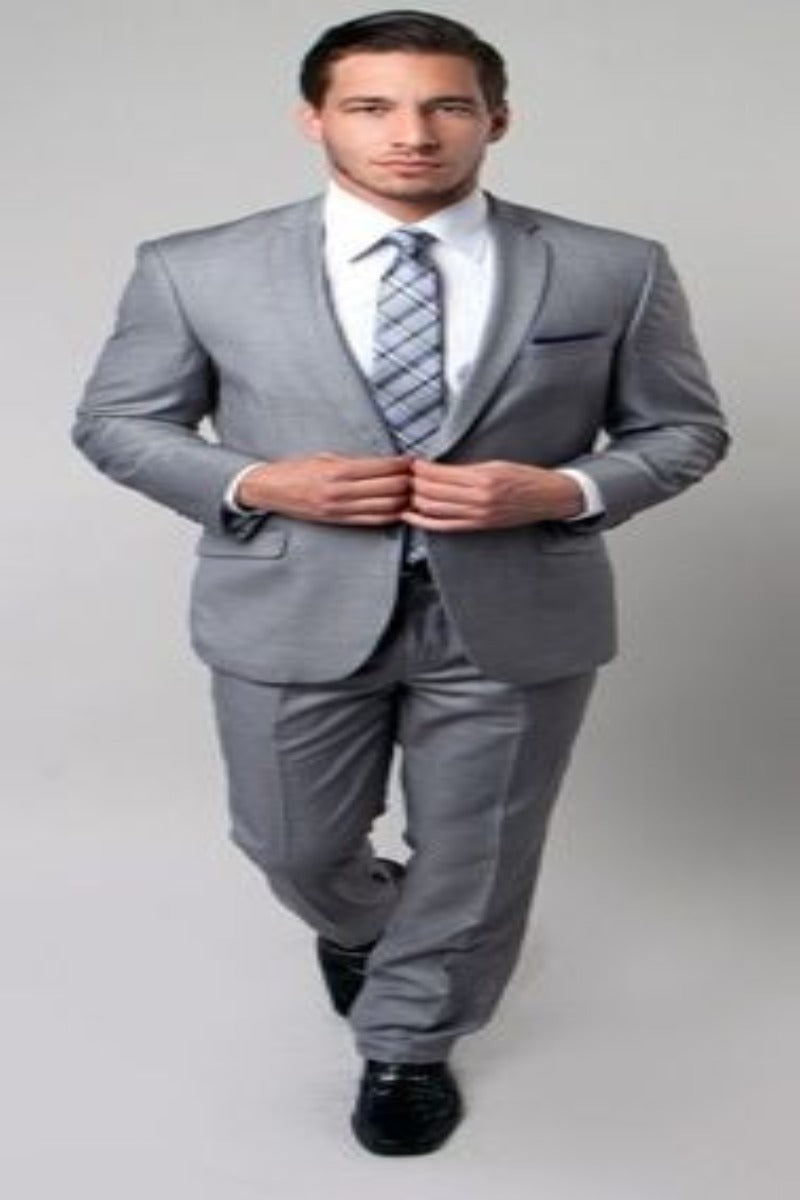 Tazio Slim Fit Paisley Lined Men's 2 Piece Windowpane Suit