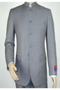 Chinese Collar - Indian Nehru Style  - Men's  Mandarin Collar  2 Piece Suit