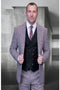Statement Men's 100% Wool Checkered Plaid 3-Piece Suit