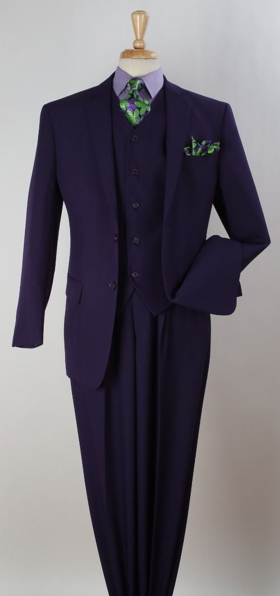 Attire Royal Diamond Men's 3pc Discount Fashion Suit Sleek Business Attire - 38 Short Jacket+32 Waist Adjustable 28to34)(Height: 5 4 to5 7 )(Neck 15-16.5)S-M)