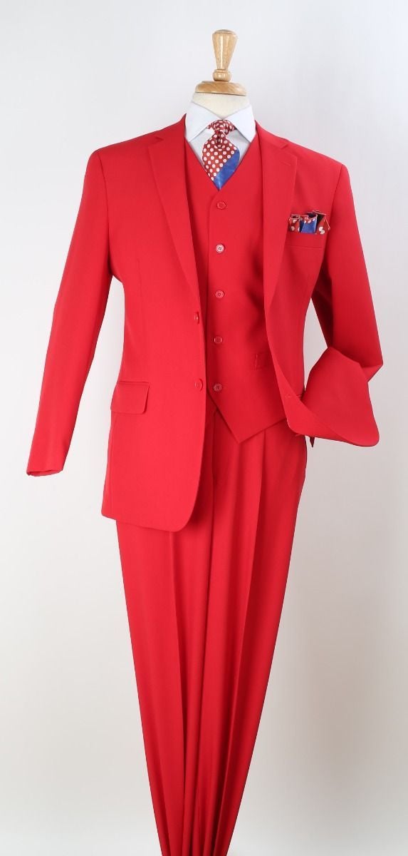 Attire Royal Diamond Men's 3pc Discount Fashion Suit Sleek Business Attire - 38 Short Jacket+32 Waist Adjustable 28to34)(Height: 5 4 to5 7 )(Neck 15-16.5)S-M)