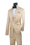 Vinci Mens 2-Piece Slim Fit Suit - Stylish Pattern Accents