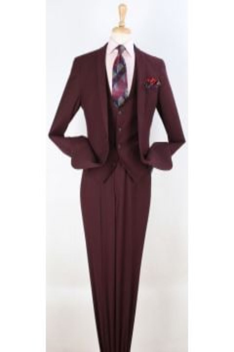 Royal Diamond Slim-Fit Men's 3-Piece Fashion Suit