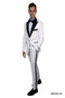 Stacy Adams Men's 2-Piece Velvet Paisley Hybrid Suit