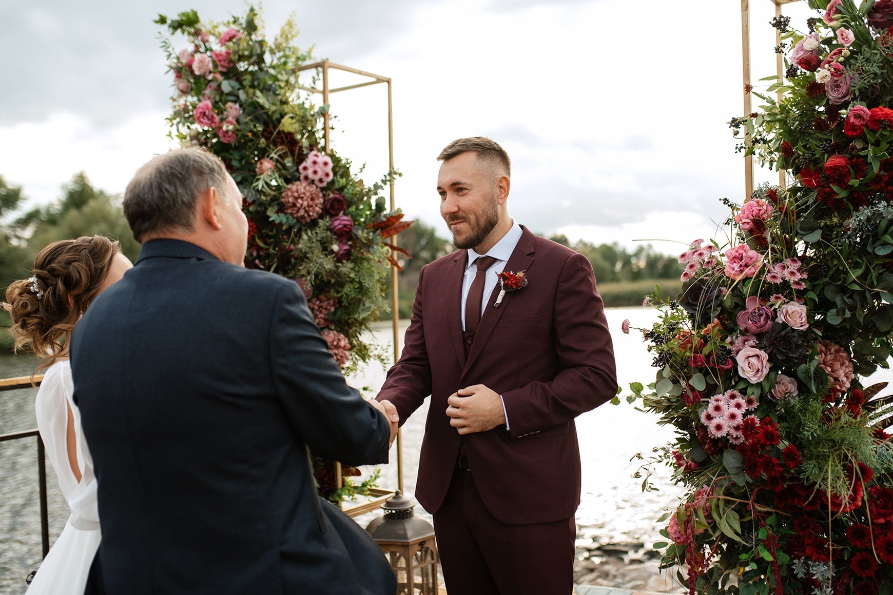 Can you wear a Burgundy Suit to a Wedding