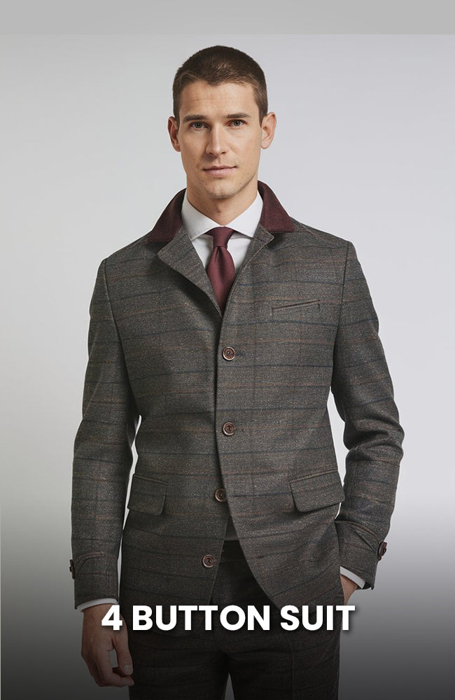 4 Button Suits
