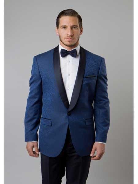 Navy Blue Wedding Suits and Tuxedos
