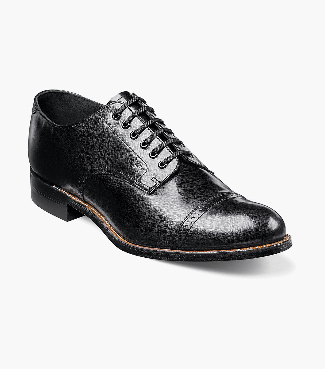 Stacy Adams MADISON Cap Toe Oxford Black by Stacy Adams Shoes - 6.5