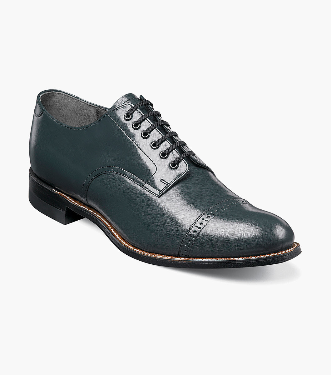 Stacy Adams MADISON Cap Toe Oxford Navy by Stacy Adams Shoes - 7