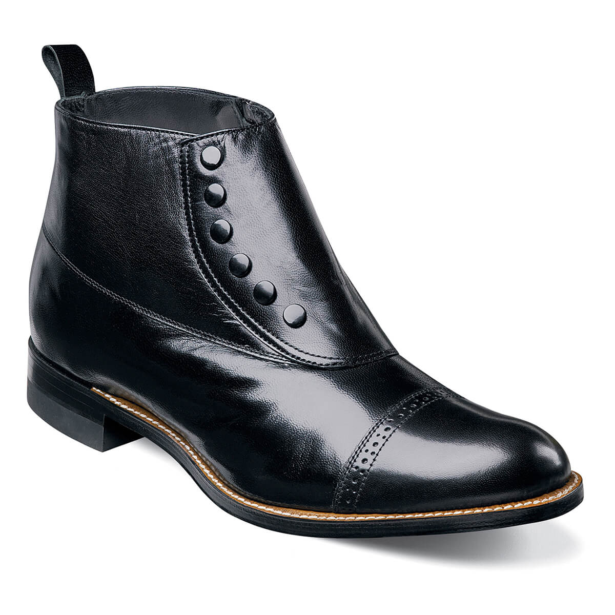 Stacy Adams Madison Spectator Spat Cap Toe Boot by Stacy Adams Shoes - 8