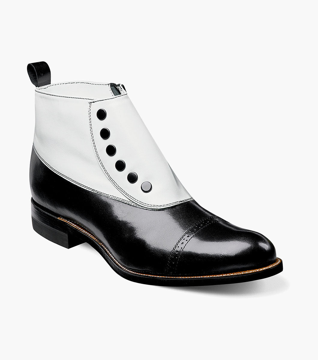Stacy Adams Madison Spectator Spat Cap Toe Boot by Stacy Adams Shoes - 8