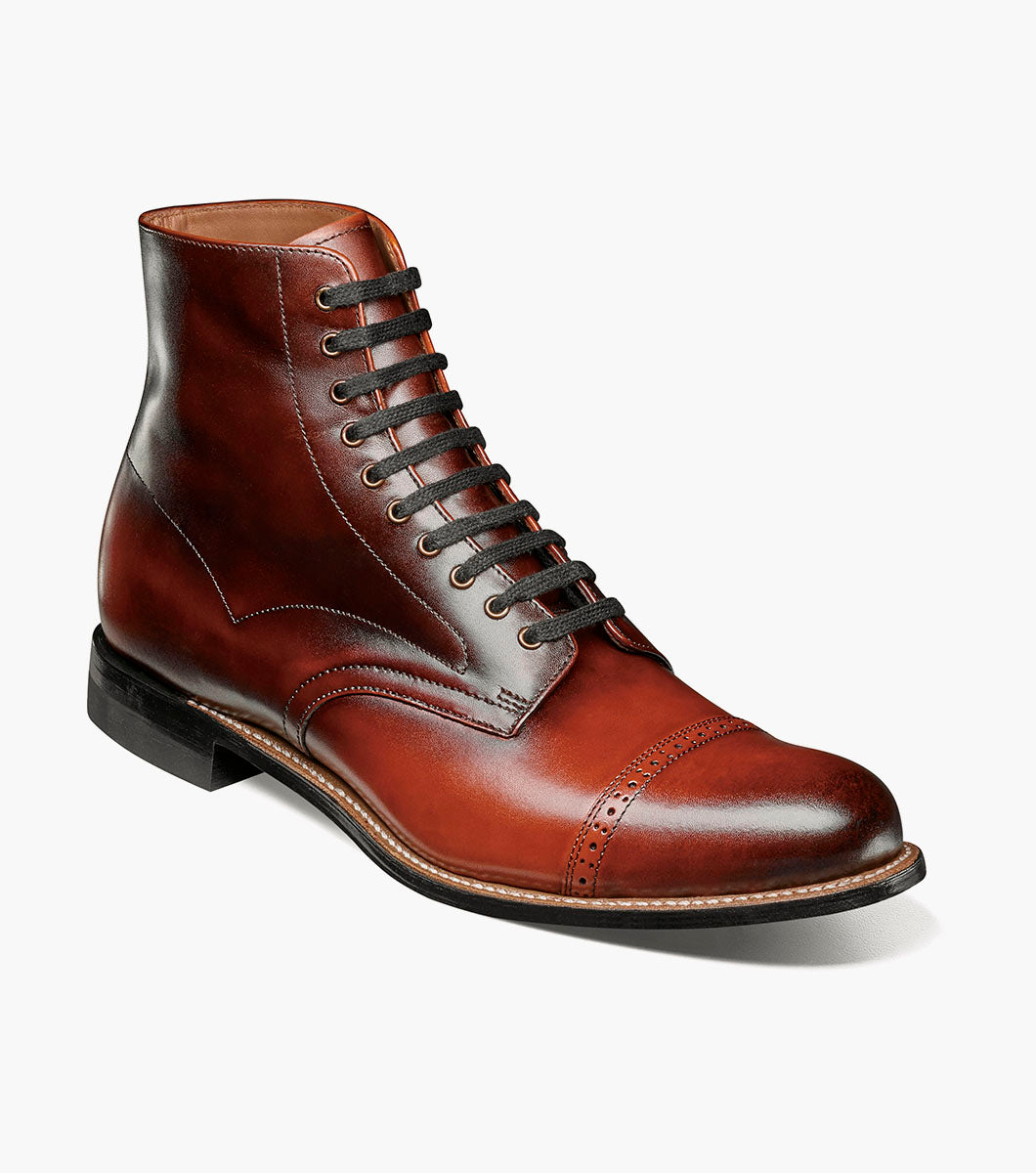 Stacy Adams Madison Cap Toe Lace Up Boot by Stacy Adams Shoes - 7