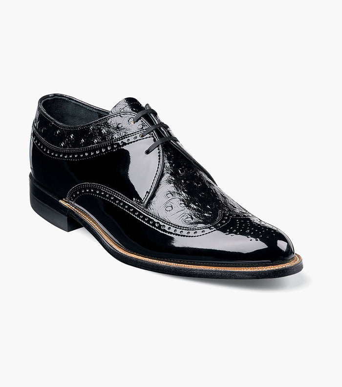 Stacy Adams Dayton Ostrich Wingtip Oxford by Stacy Adams Shoes