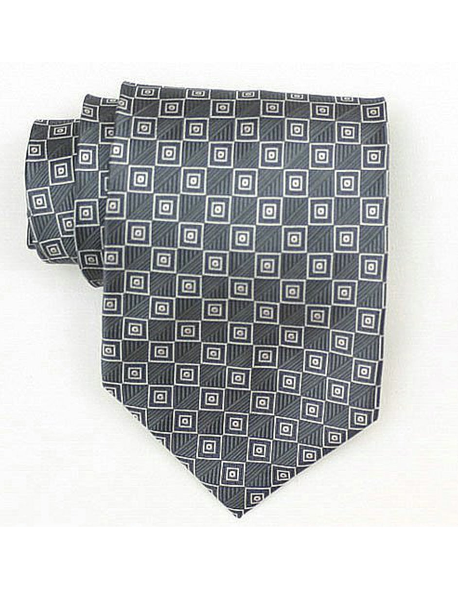 Grey Square Neck Tie - One Size Fits All