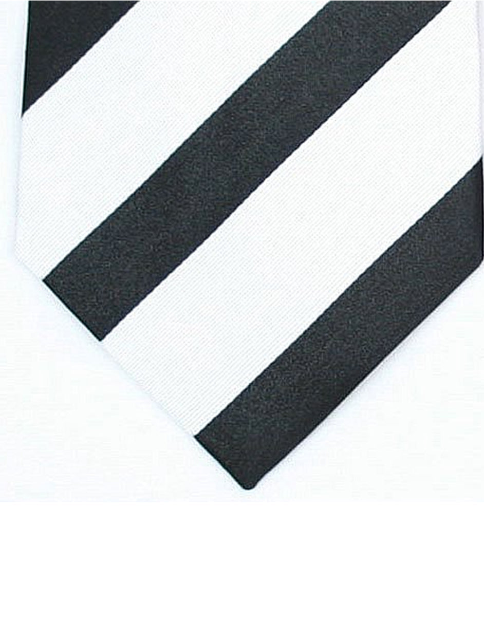 Black & White Neck Tie - One Size Fits All