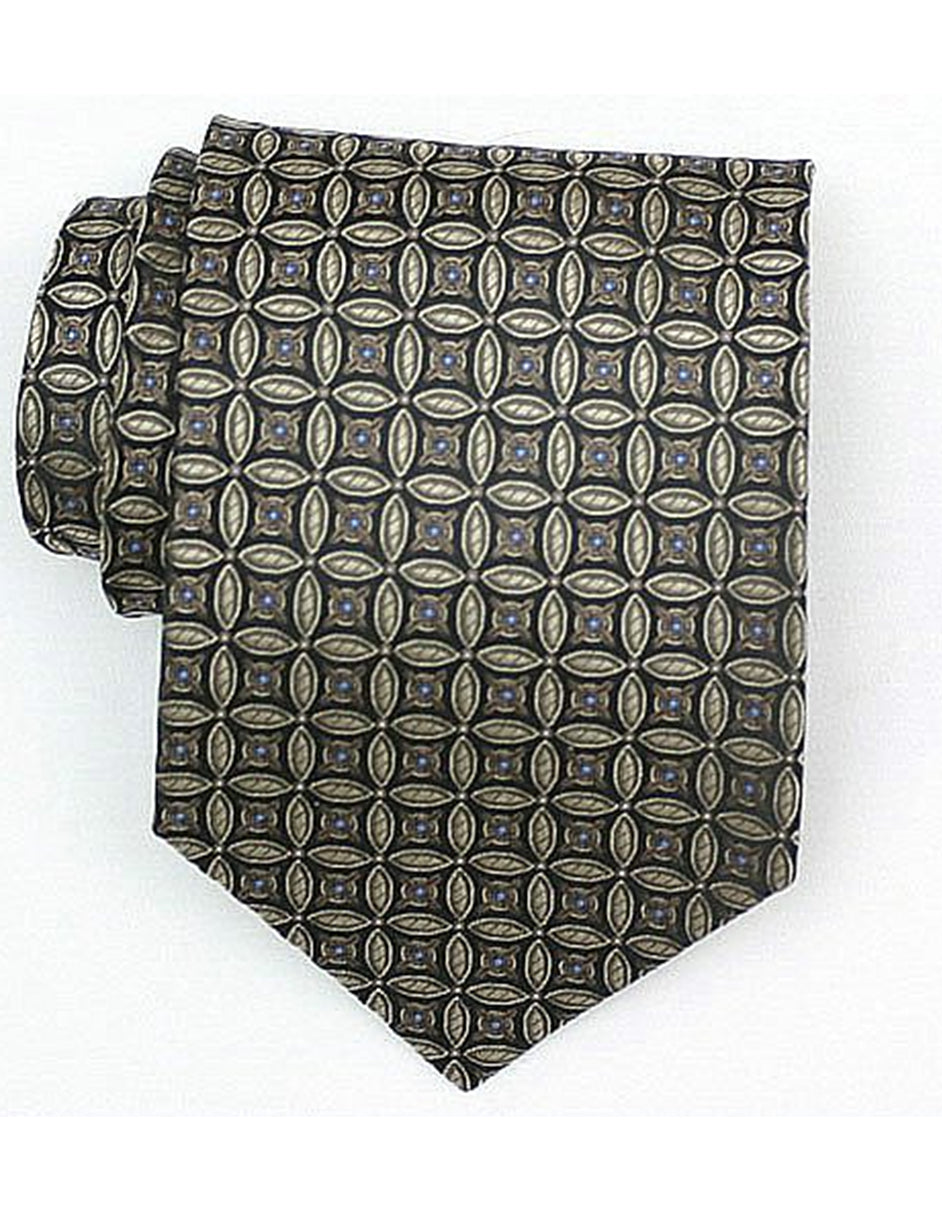 Green Flower Neck Tie - One Size Fits All