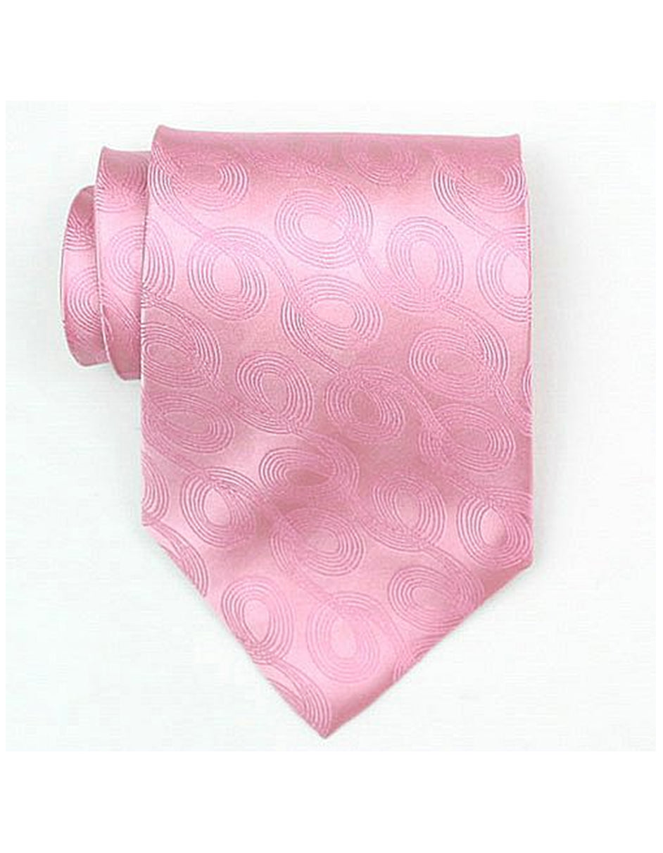 Hot Pink Swirl Neck Tie - One Size Fits All