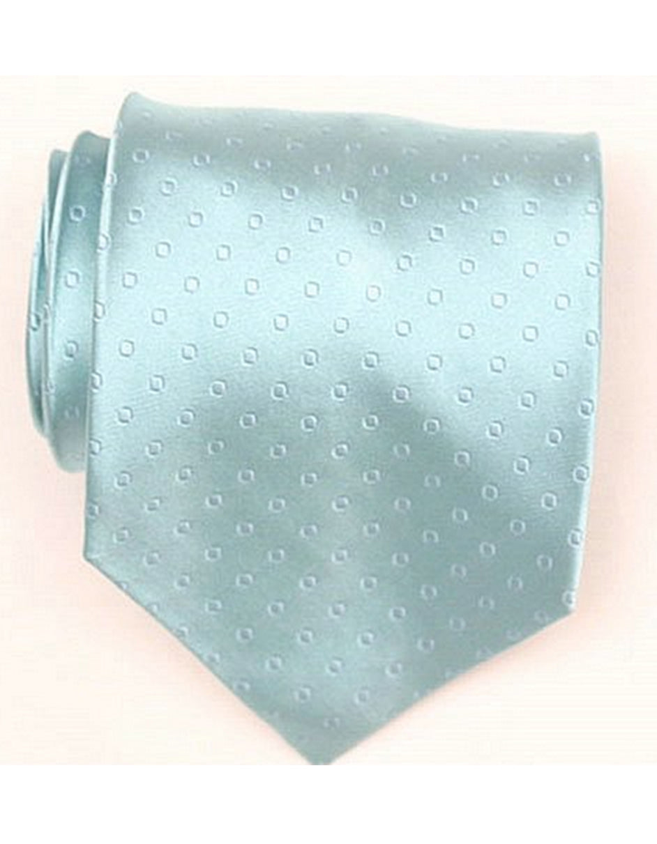 Aqua Circle Neck Tie - One Size Fits All