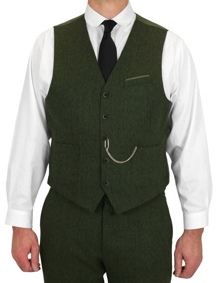 Clifton Suit - Hunter Green Tweed