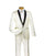 "Ivory & Black Shawl Tuxedo Suit"