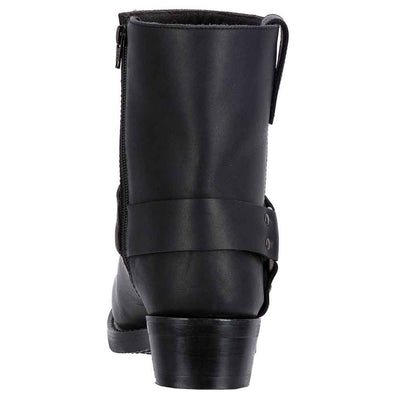 Dingo Black Harness Mens Leather Boots