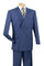 Ramses Collection - Double Breasted 2 Piece Suit Regular Fit in Blue