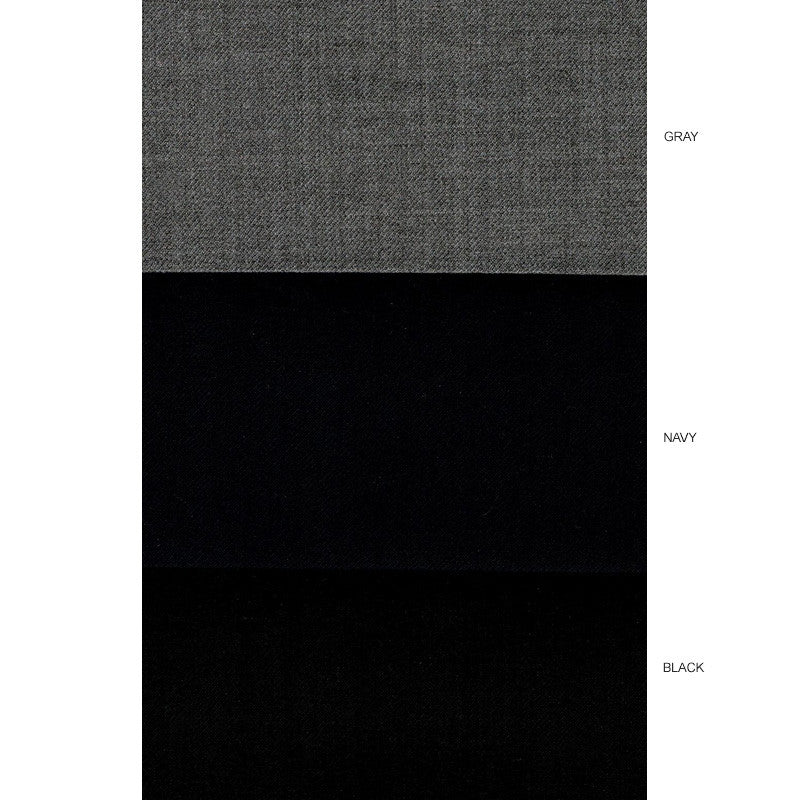 Slim Fit Men's Suit 2 Piece 2 Button in Black - Black