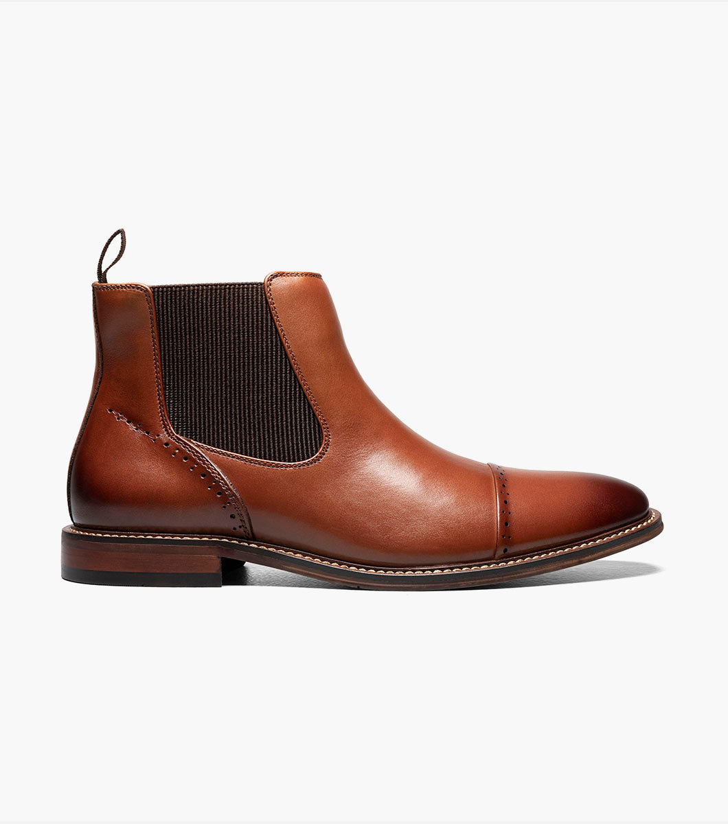 Stacy Adams Maury Cap Toe Chelsea Boot by Stacy Adams Shoes - 11.5