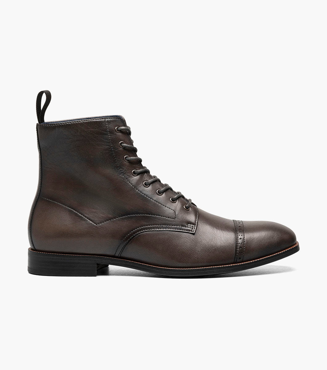 Stacy Adams Henry Cap Toe Lace Up Boot by Stacy Adams Shoes - 7